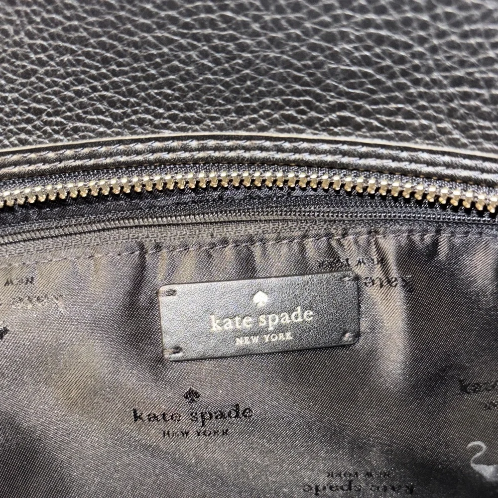Kate Spade Black Leather Tote